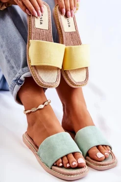 Klapki Damskie Klasyczne><noscript><img width=