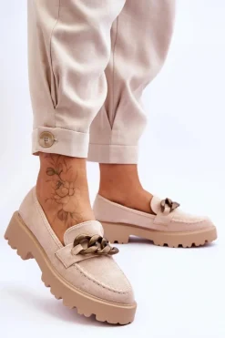 Mokasyny Damskie Zamszowe><noscript><img width=