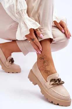 Mokasyny Damskie Zamszowe><noscript><img width=