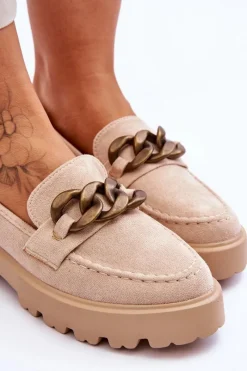 Mokasyny Damskie Zamszowe><noscript><img width=