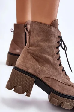 Damskie Trapery|Botki Sznurowane><noscript><img width=