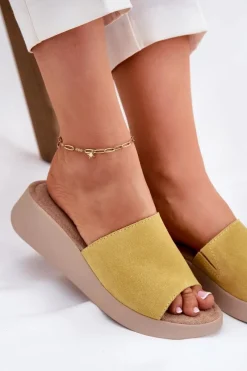 Klapki Na Koturnie|Klapki Damskie Klasyczne><noscript><img width=