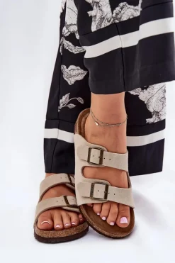 Klapki Damskie Big Star|Klapki Damskie Klasyczne><noscript><img width=