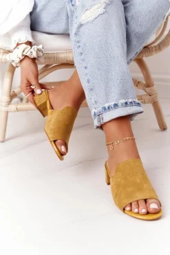 Klapki Na Obcasie|Klapki Damskie Klasyczne><noscript><img width=