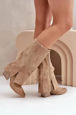 Kozaki Na Słupku|Kozaki Z Wywiniętą Cholewką><noscript><img width=