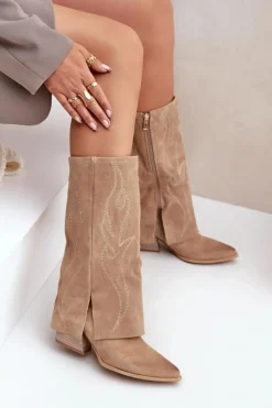 Kozaki Na Słupku|Kozaki Z Wywiniętą Cholewką><noscript><img width=