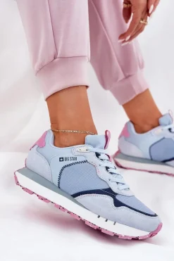Clearance Zamszowe Lekkie Buty Sportowe Damskie Big Star RR274236 HI-POLY SYSTEM e Damskie Buty Sportowe Big Star|Sneakersy Damskie
