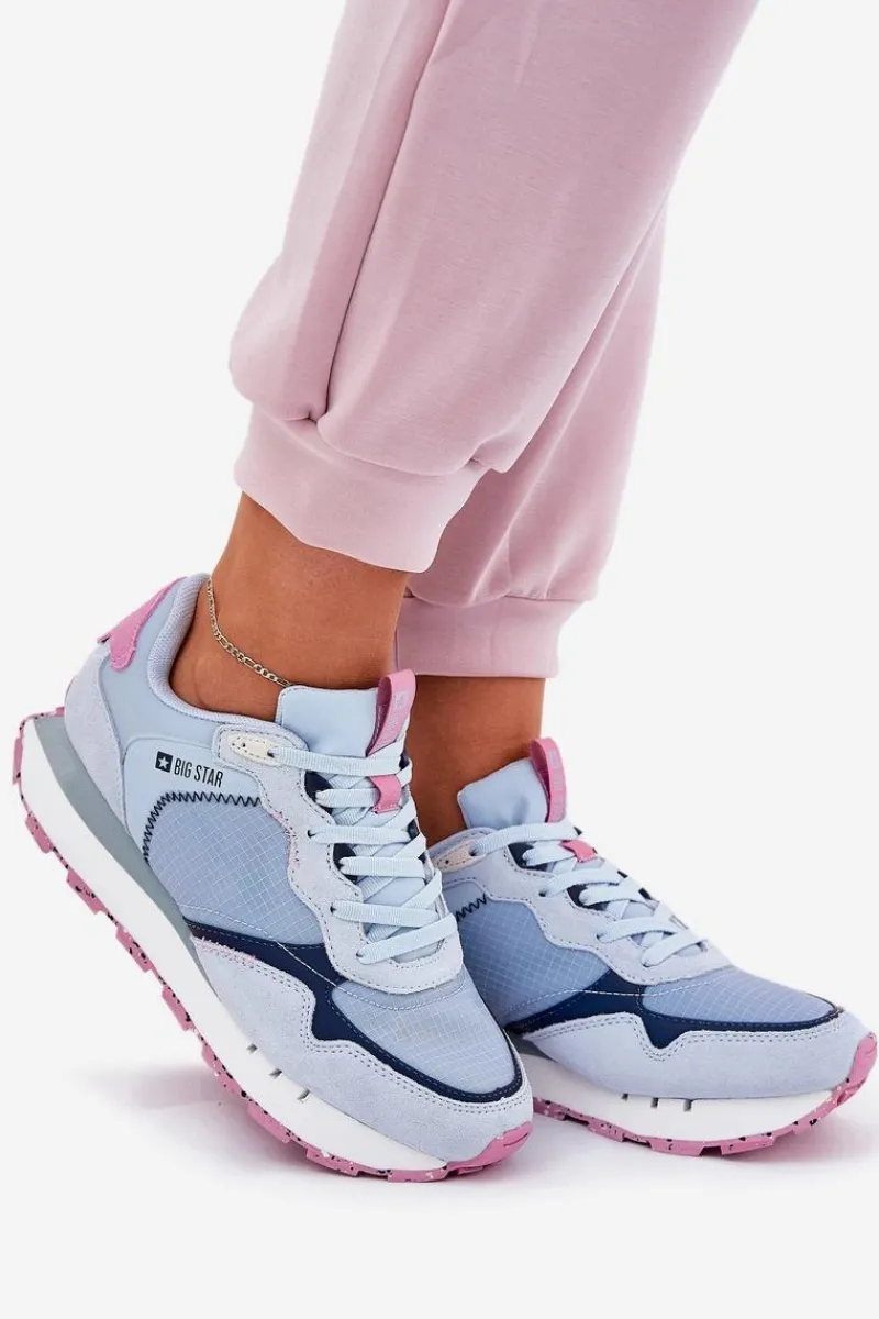 Clearance Zamszowe Lekkie Buty Sportowe Damskie Big Star RR274236 HI-POLY SYSTEM e Damskie Buty Sportowe Big Star|Sneakersy Damskie
