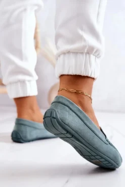 Loafersy Damskie|Mokasyny Damskie Zamszowe><noscript><img width=