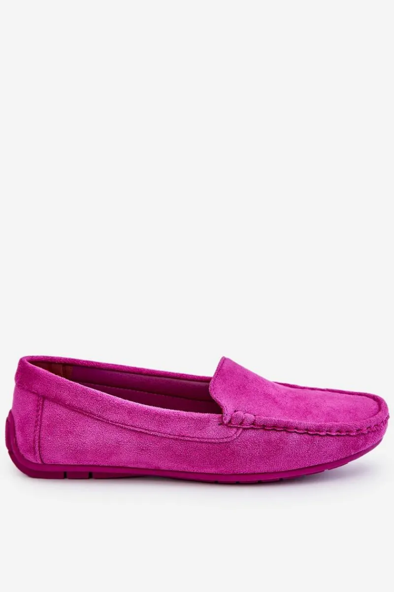 Sale Zamszowe Mokasyny Damskie Fioletowe Morreno Damskie Loafersy Damskie|Mokasyny Damskie Zamszowe