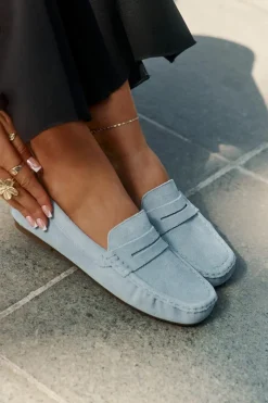 Loafersy Damskie|Mokasyny Damskie Zamszowe></noscript>Big Star Shoes Zamszowe Mokasyny Damskie Big Star RR274943 e Niebieski