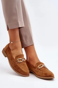 Loafersy Damskie|Mokasyny Damskie Zamszowe><noscript><img width=
