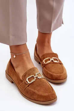 Loafersy Damskie|Mokasyny Damskie Zamszowe><noscript><img width=