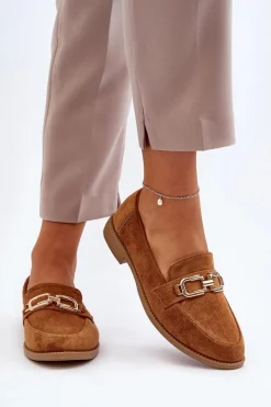 Loafersy Damskie|Mokasyny Damskie Zamszowe><noscript><img width=