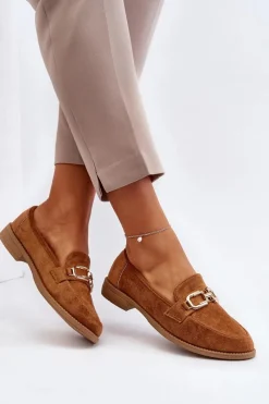 Loafersy Damskie|Mokasyny Damskie Zamszowe><noscript><img width=