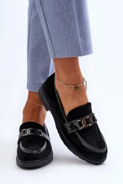 Outlet Damskie buty S.Barski Zamszowe Mokasyny Damskie S.Barski HY350A