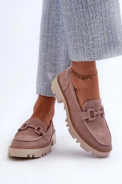 Loafersy Damskie|Mokasyny Płaskie><noscript><img width=