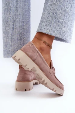 Loafersy Damskie|Mokasyny Płaskie><noscript><img width=