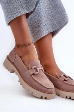 Loafersy Damskie|Mokasyny Płaskie><noscript><img width=