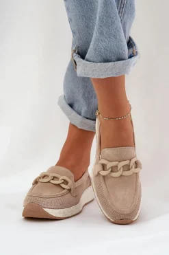 Loafersy Damskie|Mokasyny Damskie Zamszowe><noscript><img width=