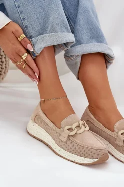 Loafersy Damskie|Mokasyny Damskie Zamszowe><noscript><img width=