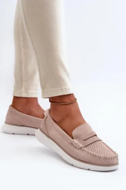 Loafersy Damskie|Mokasyny Na Platformie><noscript><img width=