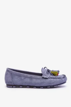 Loafersy Damskie|Mokasyny Damskie Zamszowe><noscript><img width=