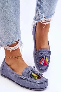 Loafersy Damskie|Mokasyny Damskie Zamszowe><noscript><img width=