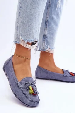 Loafersy Damskie|Mokasyny Damskie Zamszowe><noscript><img width=