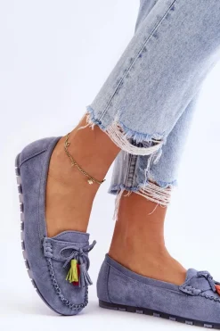 Loafersy Damskie|Mokasyny Damskie Zamszowe><noscript><img width=