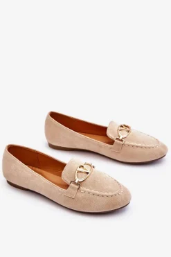 Mokasyny Damskie Zamszowe><noscript><img width=