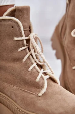 Botki Sznurowane|Botki Zimowe Damskie><noscript><img width=