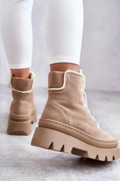 Botki Sznurowane|Botki Zimowe Damskie><noscript><img width=