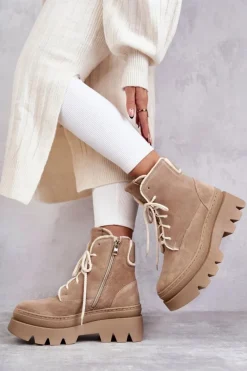 Botki Sznurowane|Botki Zimowe Damskie><noscript><img width=