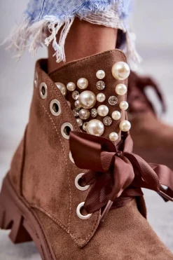 Botki Sznurowane|Botki Zimowe Damskie><noscript><img width=