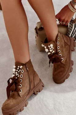 Botki Sznurowane|Botki Zimowe Damskie><noscript><img width=