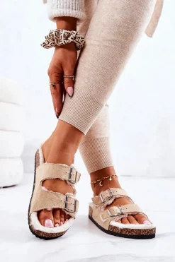 Klapki Korkowe|Klapki Damskie Klasyczne><noscript><img width=