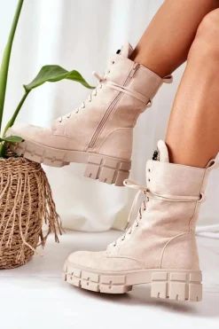 Botki Sznurowane|Botki Zimowe Damskie><noscript><img width=