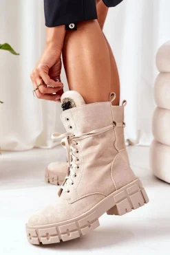 Botki Sznurowane|Botki Zimowe Damskie><noscript><img width=