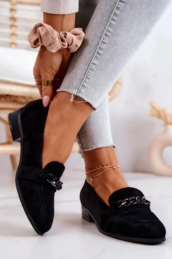 Mokasyny Damskie Zamszowe><noscript><img width=