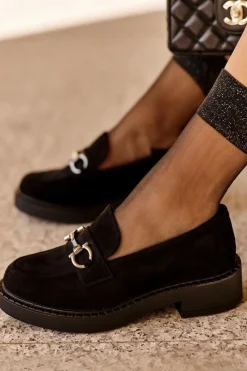 Mokasyny Damskie Zamszowe><noscript><img width=