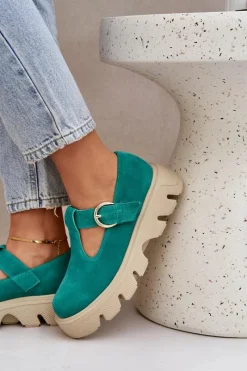 Półbuty Skórzane><noscript><img width=