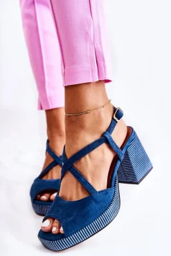 Sandały Na Obcasie><noscript><img width=