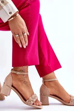 Sandały Na Obcasie><noscript><img width=