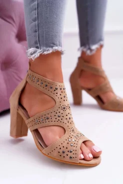 Sandały Na Obcasie><noscript><img width=