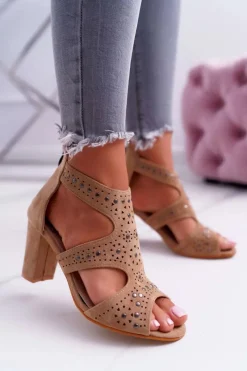 Sandały Na Obcasie><noscript><img width=