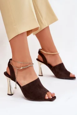 Sandały Na Obcasie><noscript><img width=