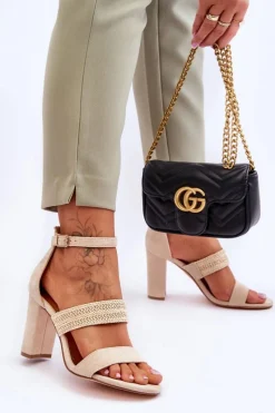 Sandały Na Obcasie><noscript><img width=