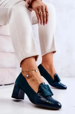 Czółenka Zamszowe|Czółenka Na Słupku><noscript><img width=