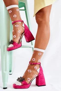 Sandały Na Obcasie><noscript><img width=